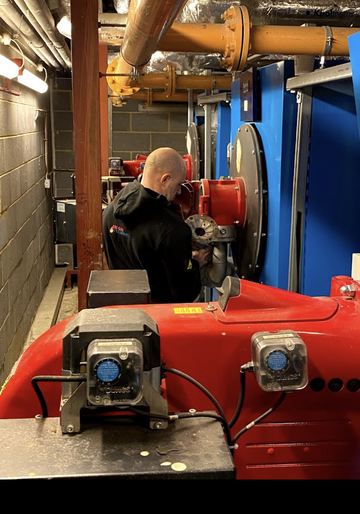 Commercial gas equipment and pipework